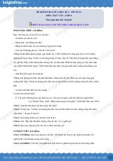 Đề thi giữa kì 2 Văn 8 - Đề số 14